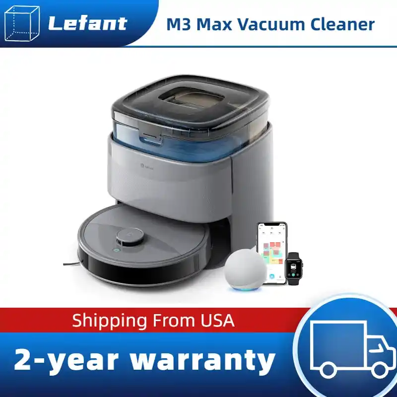 Lefant M3 Max Robot Vacuum, Robot Vacuum and Mop, 20000Pa Suction