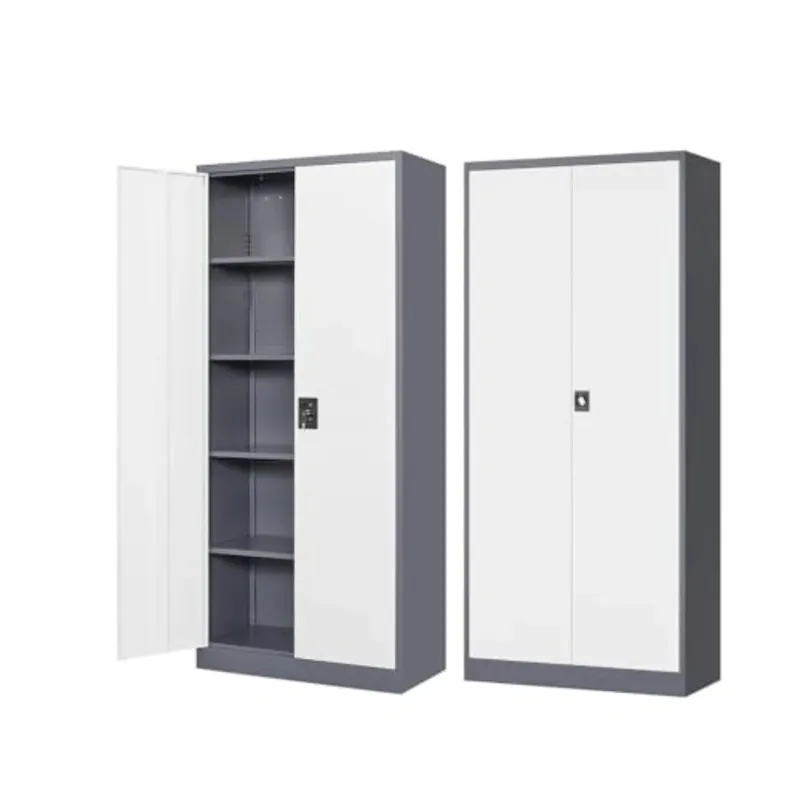 Metal Storage Cabinet-72" Tall Steel File Cabinets with Lockable Doors and Adjustable