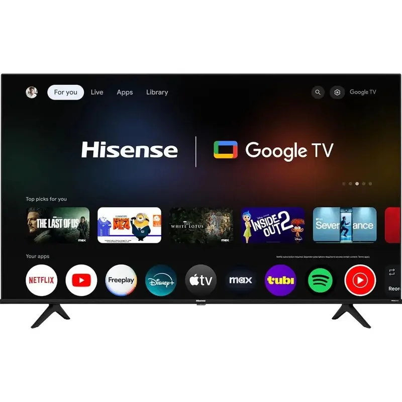 55-Inch Class A6 Series 4K UHD Smart Google TV with Alexa Compatibility
