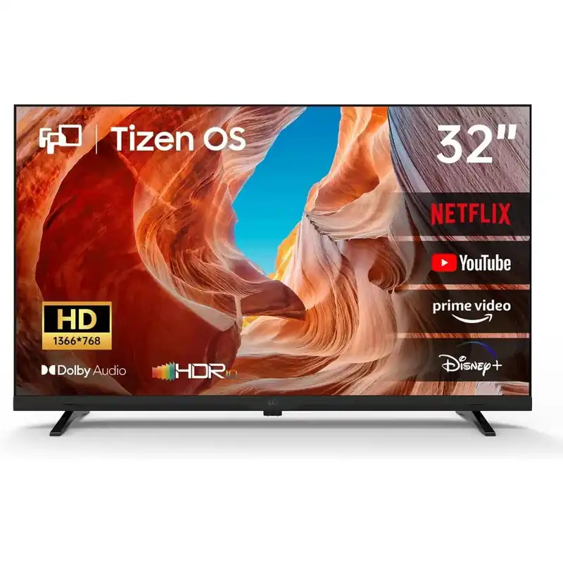 FPD Smart TV 32‘ with Samsung TV Plus Powered by Tizen OS, 720 HD TV