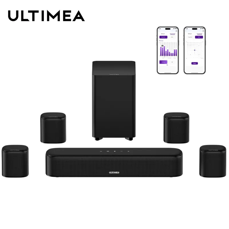 ULTIMEA Aura A40 7.1CH Virtual Surround Soundbar for TV with Subwoofer