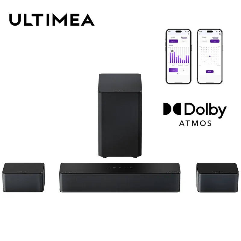 ULTIMEA Poseidon M4T Soundbar 5.1ch w/ Dolby Atmos Wireless Subwoofer