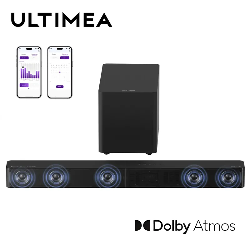 ULTIMEA Poseidon M60 Boom 5.1ch Soundbar with 5.25" Wired Subwoofer