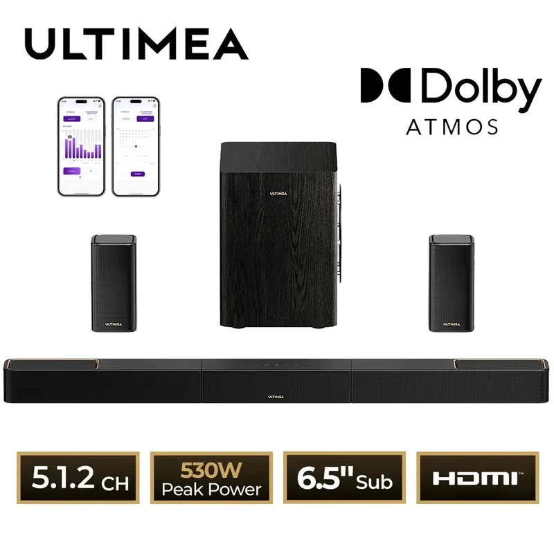 ULTIMEA Skywave Home Cinema System Soundbar Wireless Subwoofer