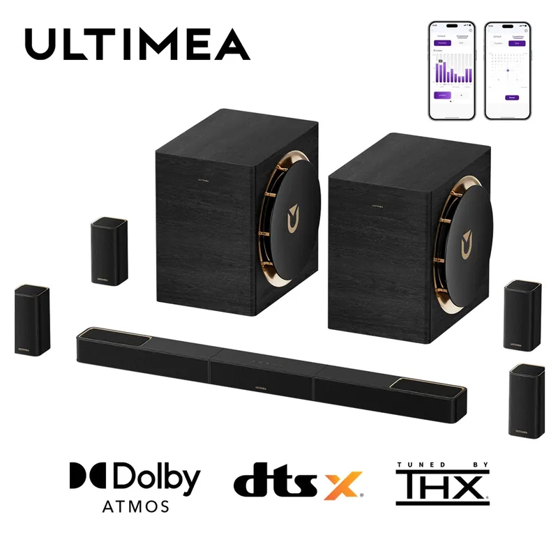 9.2.6ch THX-Tuned Wireless Surround Sound System Soundbar w/Dolby Atmos