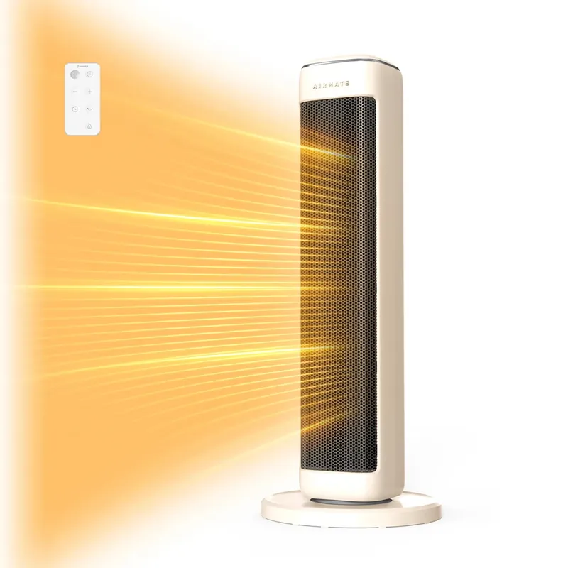 AIRMATE 25" Space Heater for Indoor Use Large Room with Thermostat