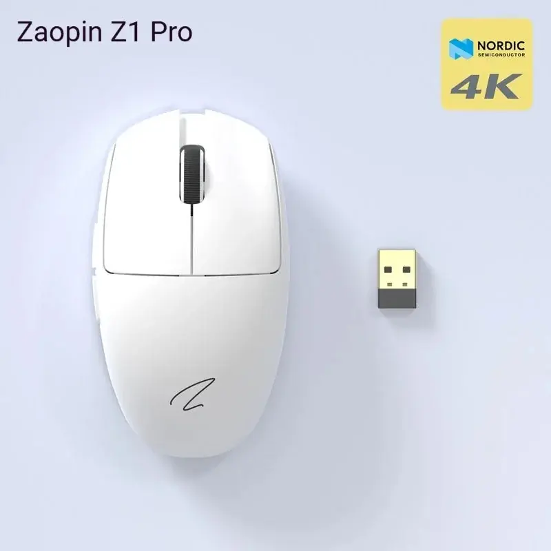 Zaopin Z1 Pro Wireless Mouse Tri-mode Paw3395 2.4g Nordic52840 Ergonomics Lightweight Customized PC Gaming Mouse