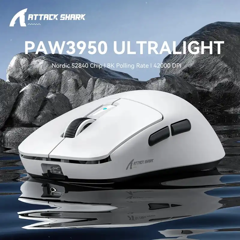 Attack Shark R6 Lightweight Wireless Gaming Mouse