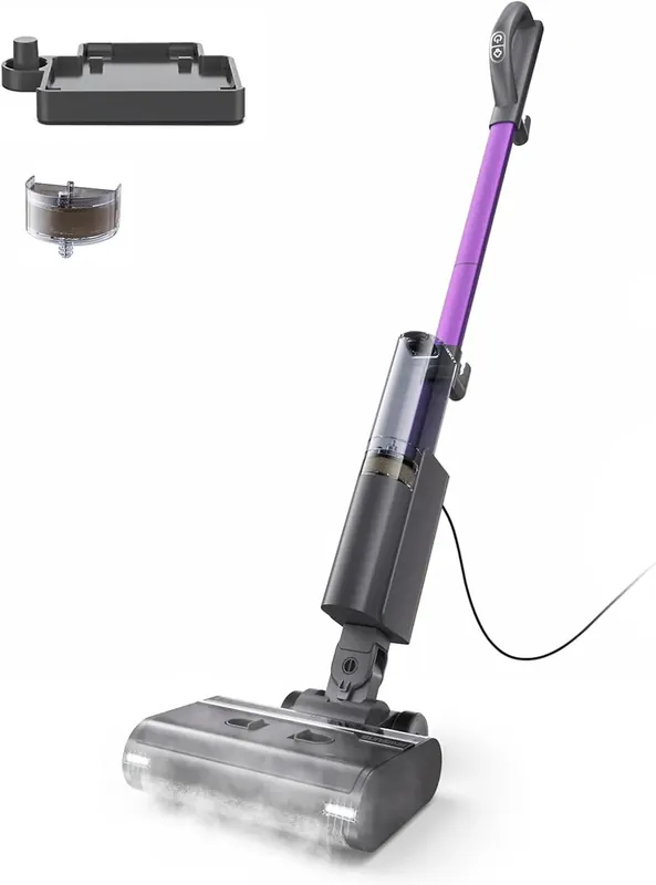 Steam Mop Cleaner, Lightweight Electric Mop with Deep Steam Cleaning