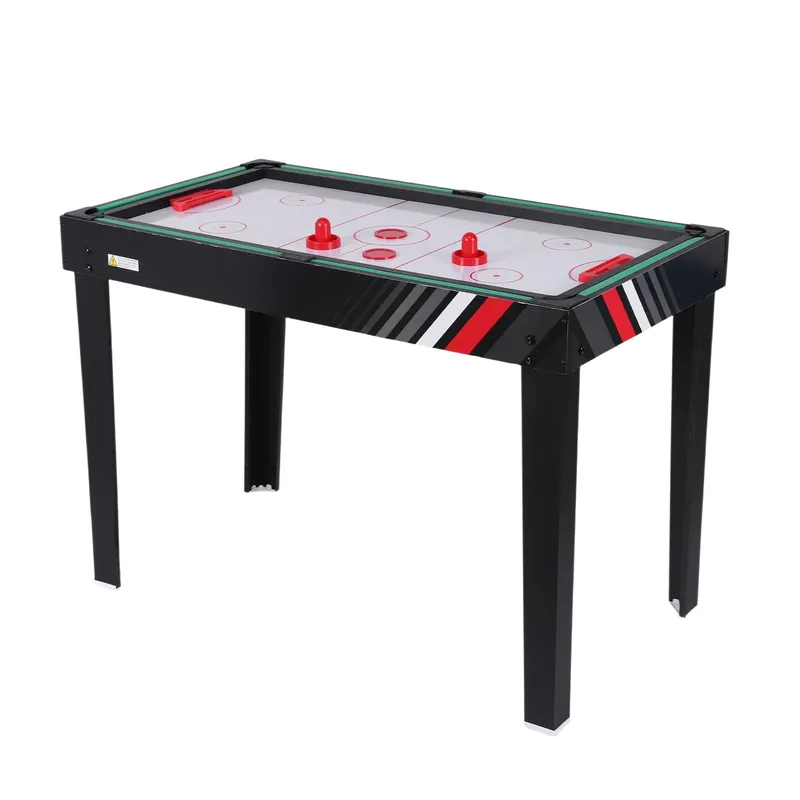 4-In-1 Combo Game Table Set with Football Billiards Ice Hockey Table Tennis