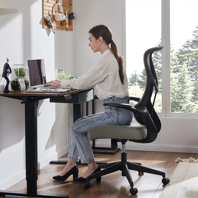 JHK Ergonomic Mesh Lumbar Support Office Desk Computer Chair High Back