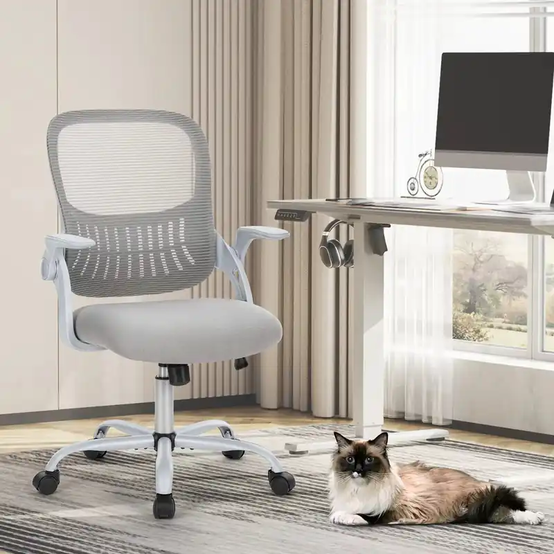 JHK Ergonomic Mesh Backrest Office Desk Chair Adjustable Height Computer Rolling Work Swivel Gaming Chairs