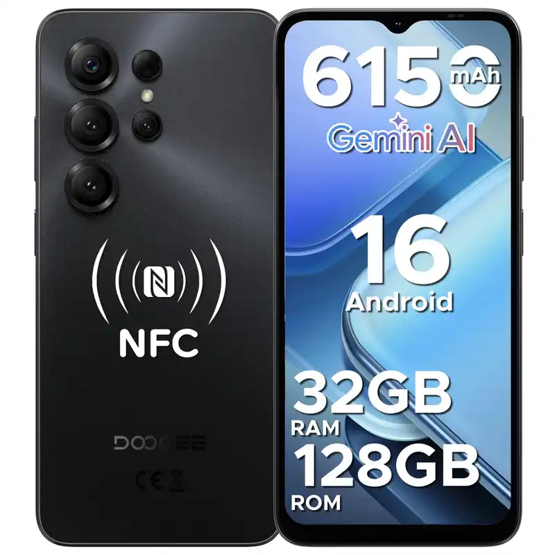 DOOGEE Note56X Pro Cell Phone Android 16 6.56‘‘ HD+ 90Hz Display