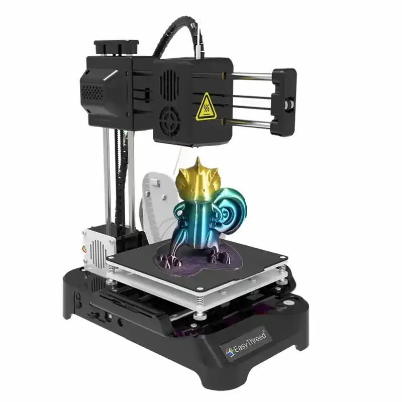 EasyThreed K7 3D Mini Printer 100x100x100mm No Heated Bed One-Key Printe with TF Card
