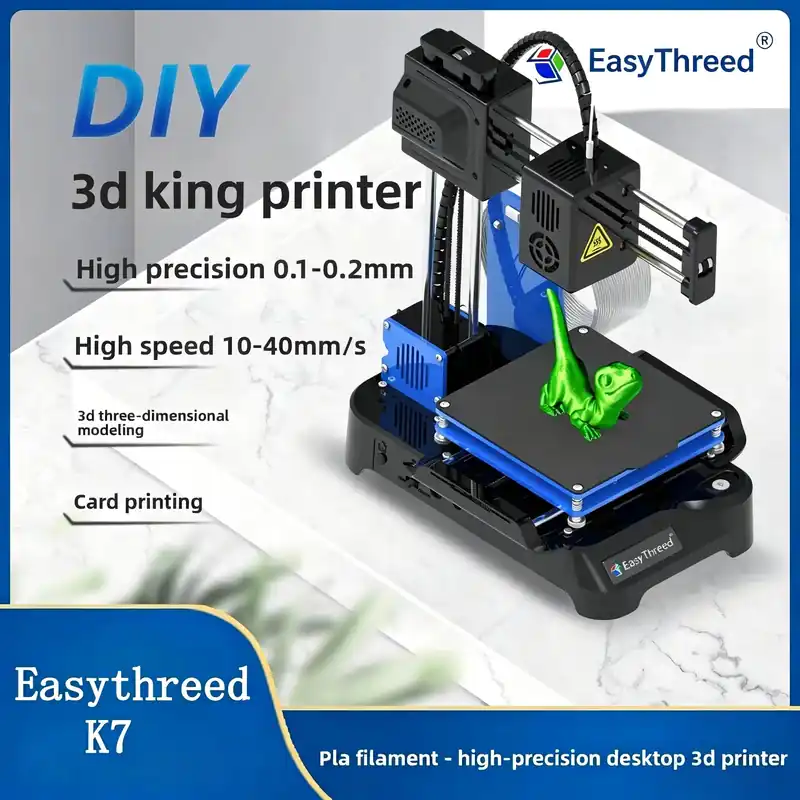 Easythreed K7 Portable Mini Desktop 3D Printer Household DIY Model Making 3D Printing Machine