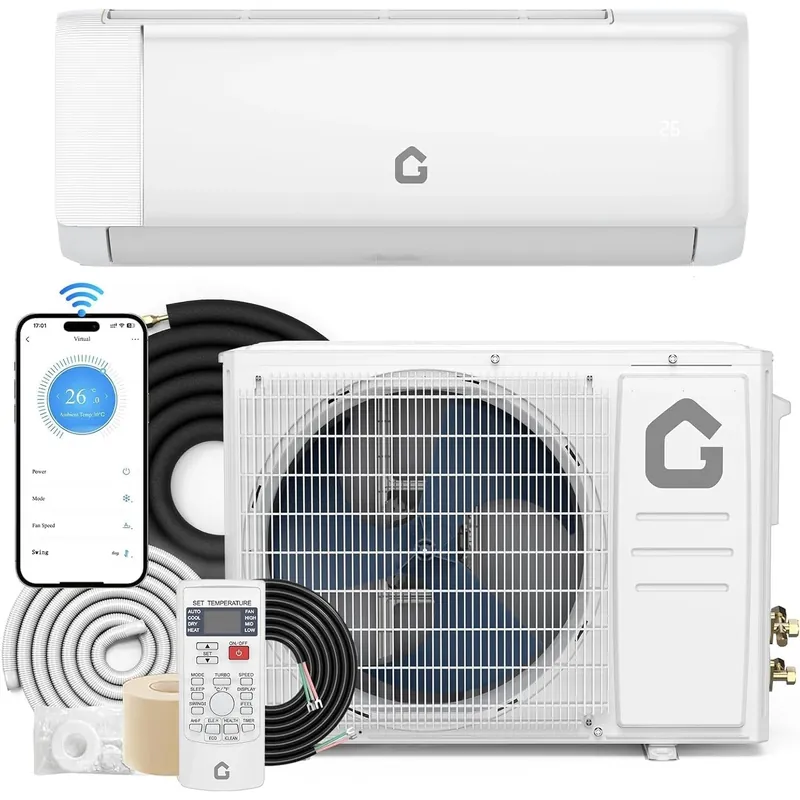 18000 BTU Mini Split Air Conditioner w/ Cooling / Heating Cool Up to 1250 Sq.Ft