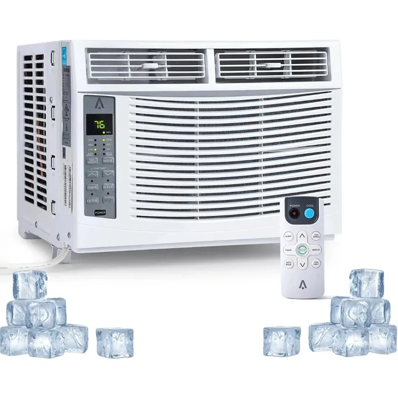 6,000 BTU Window Air Conditioner Cool up to 250 Sq. Ft w/Wifi Controls