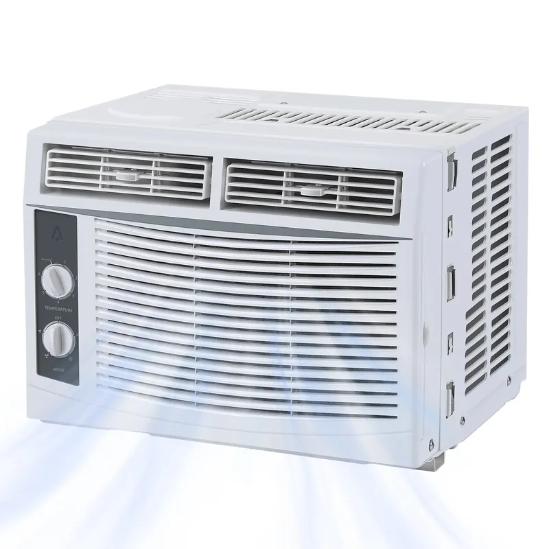 5,000 BTU Window Air Conditioner,Cools Up to 150 Sq.Ft.,Quiet Operation