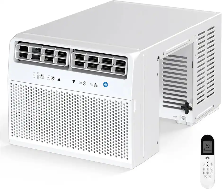 U-Shaped Window AC with Dehumidifier, 12,000 BTU, Cools 550 Sq Ft.