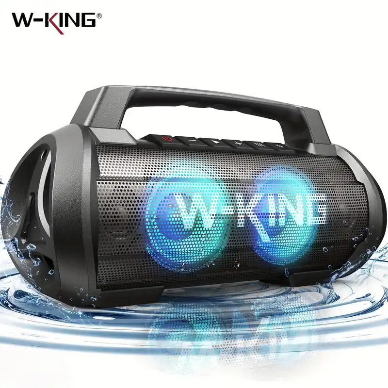 Wireless Loud IPX6 Waterproof Bluetooth Speakers w/ Subwoofer/Bass Boost