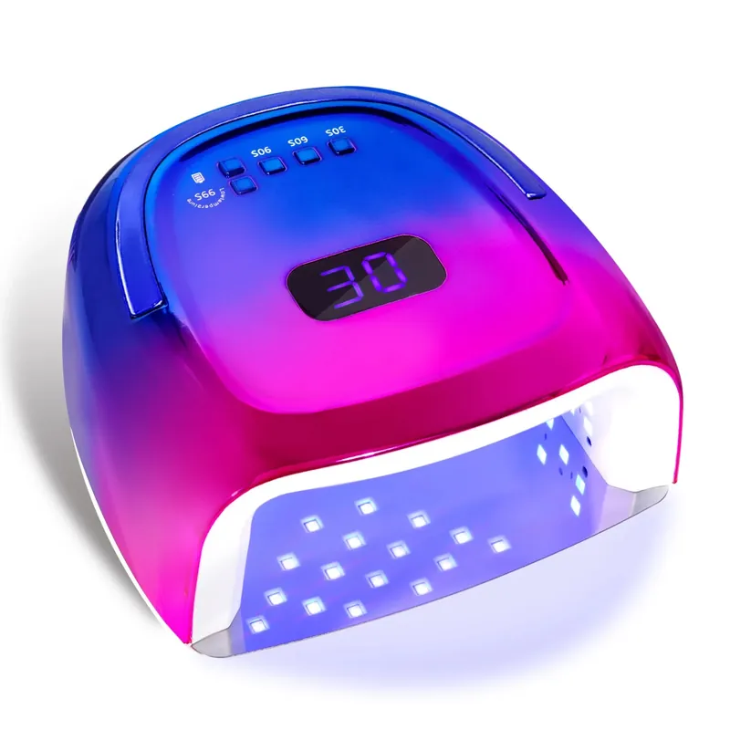 60W Rechargeable UV LED Nail Dryer Lamp, 42 Beads Portable Auto Sensor & Quick Dry Nail Machine