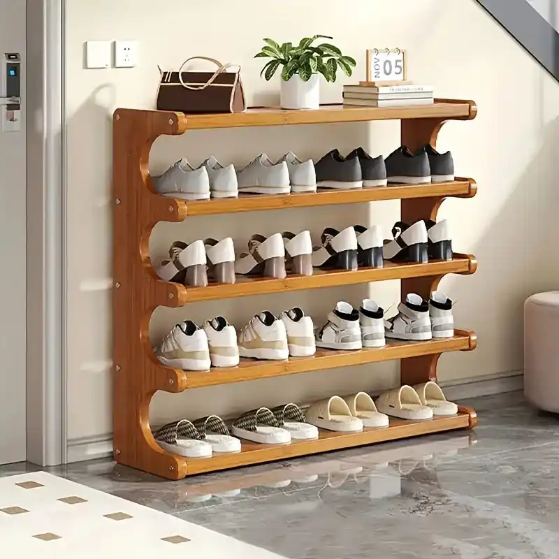5/6-layer practical storage rack, shoe rack, space-saving design, multi-layer independent storage rack,