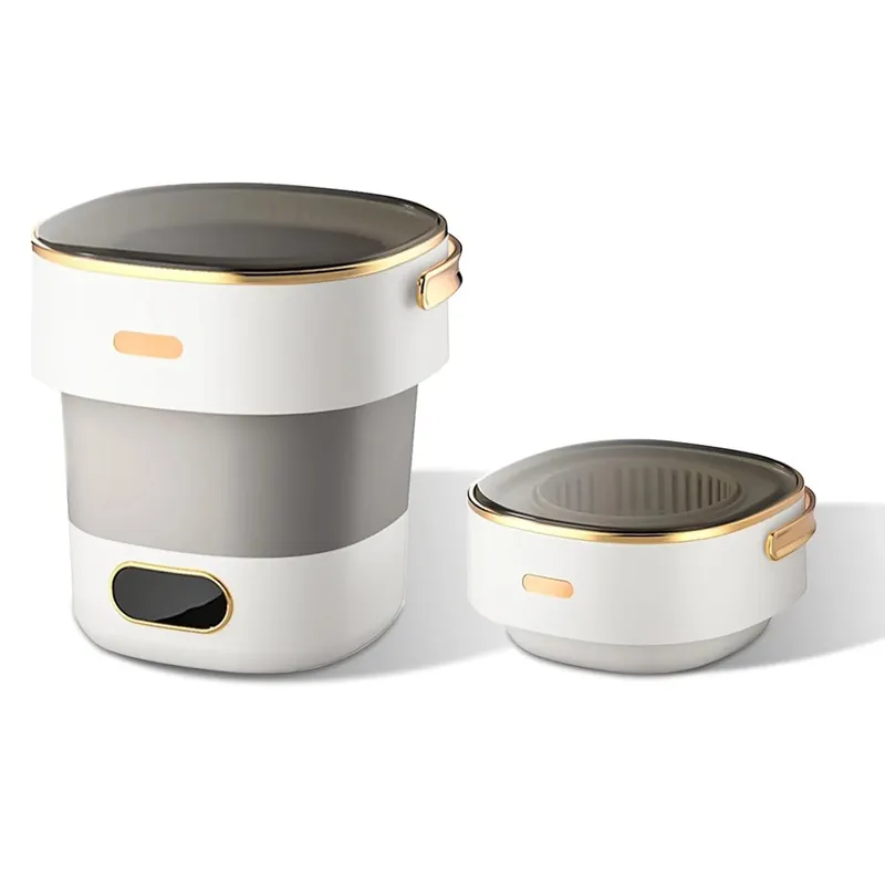 13L Portable Washing Machine for Underwear & Socks, Foldable Mini Washer with 3 Wash Modes