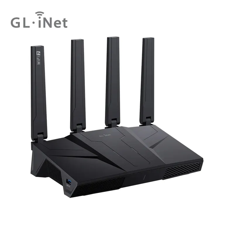 GL.iNet GL-BE9300 Flint 3 Tri-Band WiFi 7 Router High Speed Gaming