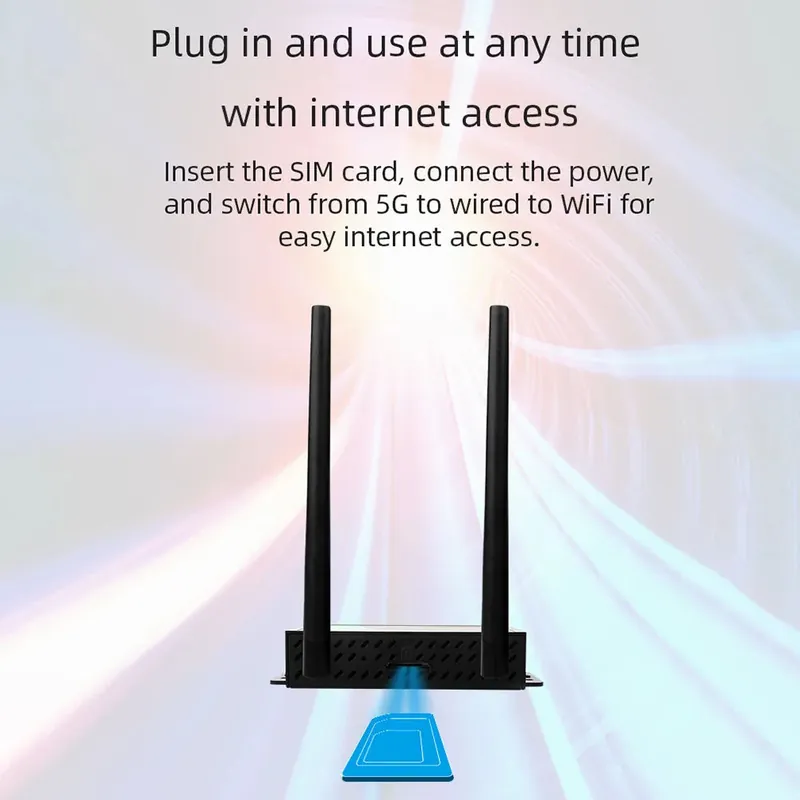 4G LTE CPE WiFi Router 150Mbps with SIM Modem 4 Antennas 4G Wireless