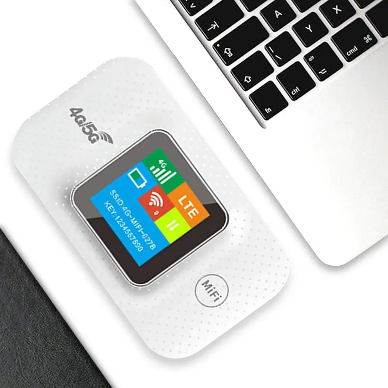 4G LTE Portable WiFi Hotspot Support 8 To 10 Users with Sim Card Slot