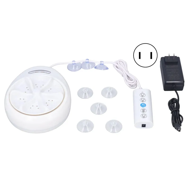 120W Portable Washing Machine Mini Washer Travel Clothes Underwear Washer