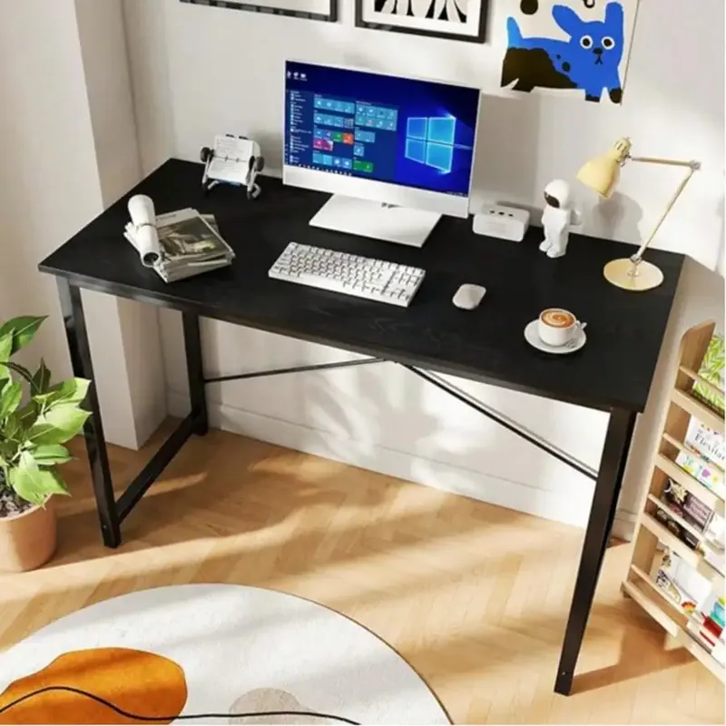 Sweetcrispy 44 In Computer Desk For Home Office, Modern Study Work Table