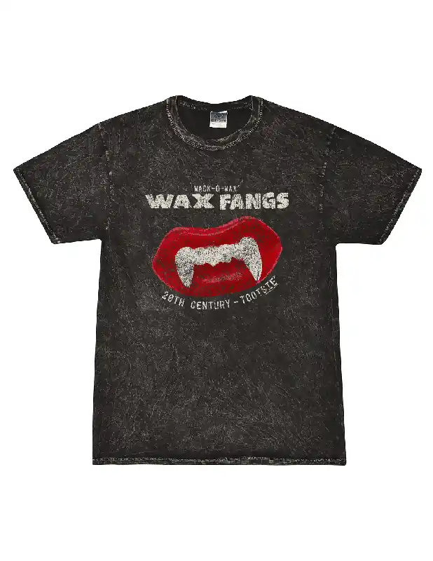 Wack-O-Wax® FANGS Black Mineral Wash Tee