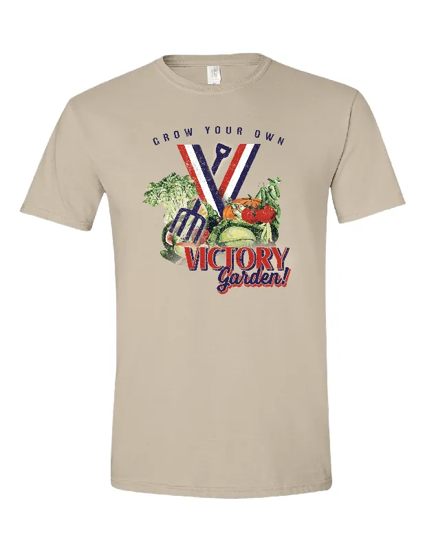 Vintage Grow Your Own Victory Garden Vintage Sand Unisex Tee