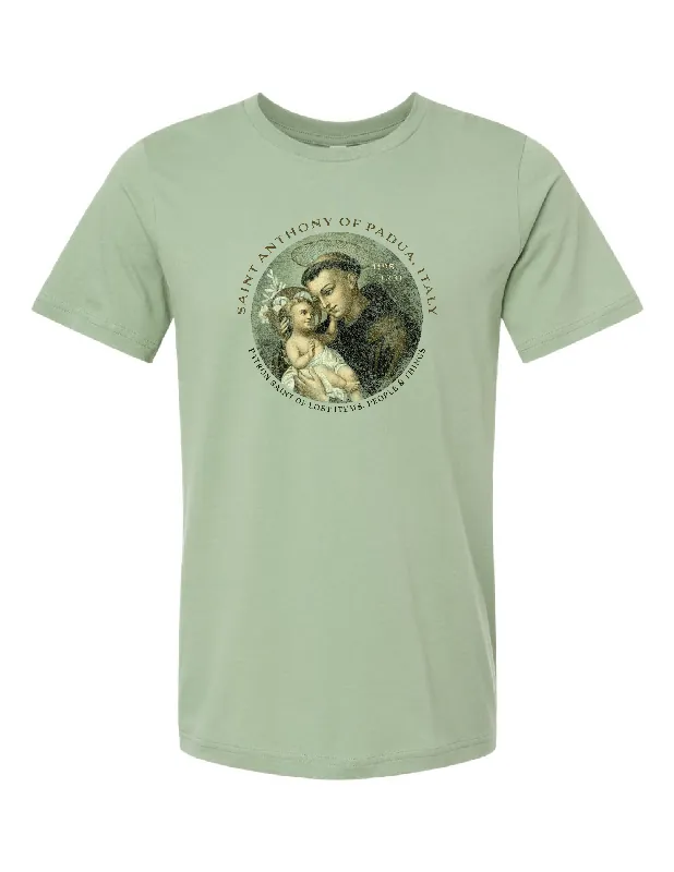 Saint Anthony of Padua Patron Saint of Lost Items, People & Things Unisex Tee