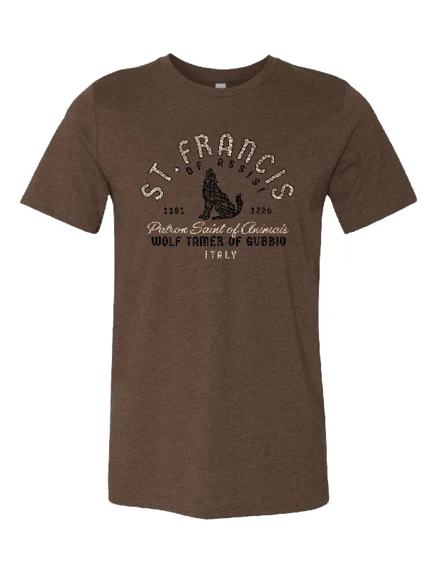 Saint Francis of Assisi Wolf Tamer of Gubbio, Italy Unisex Shirt