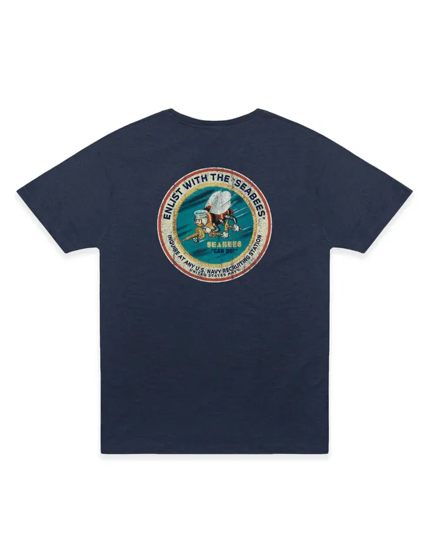America‘s Navy® Enlist with the SEABEES! Tee Officially Licensed