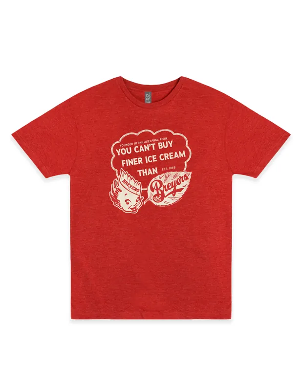 Breyers® You Can‘t Buy Finer Ice Cream Vintage Advertisement Unisex Tee