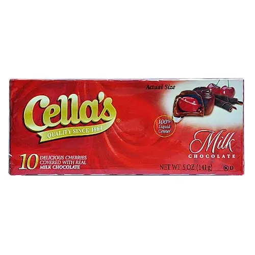 Cella‘s Milk Chocolate Covered Cherries - 5-oz. Box