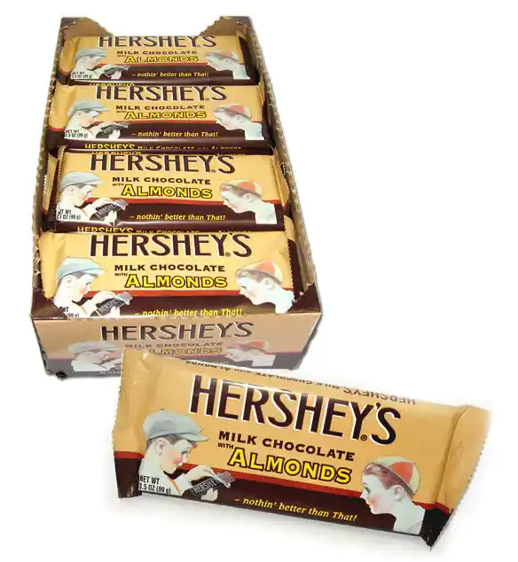 Hershey‘s Nostalgic Chocolate Bar with Almonds - 3.5oz