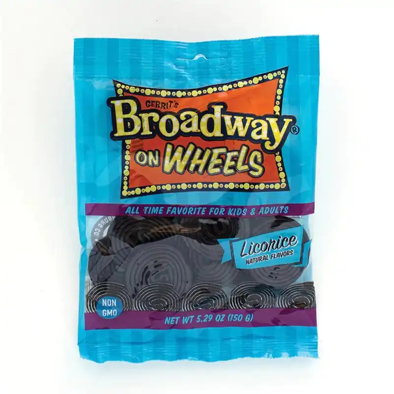 Gerrit‘s Broadway on Wheels Black Licorice Wheels