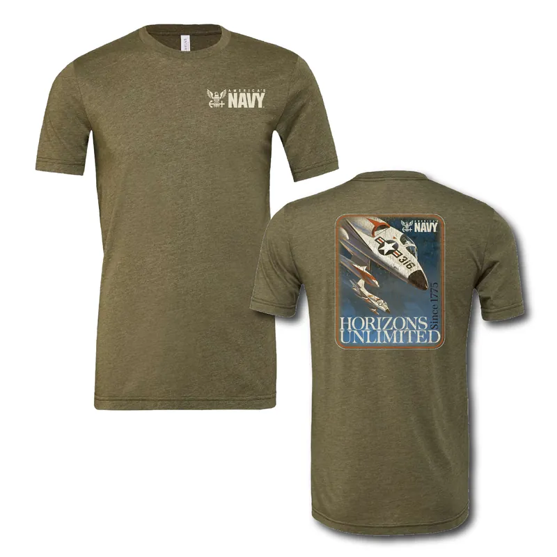 America‘s Navy® Horizons Unlimited Vintage Poster Tee Officially Licensed