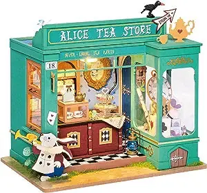 DIY Miniature House Kit Alice‘s Tea Store