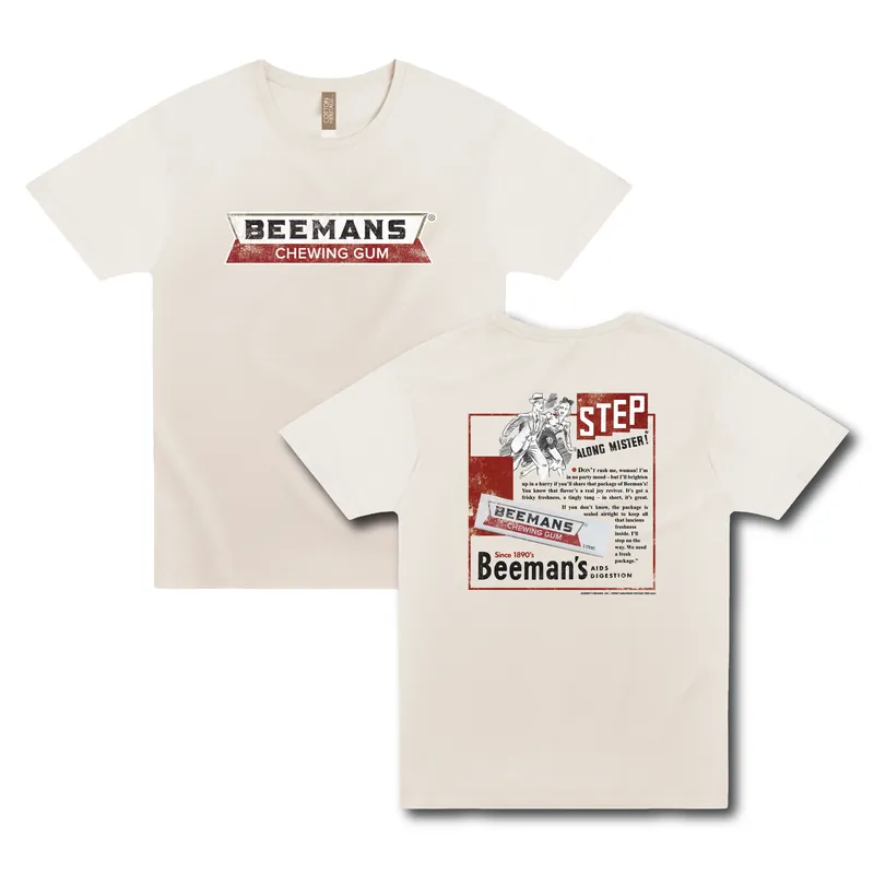 Beemans Chewing Gum Step Along Mister! Vintage Ad Tee