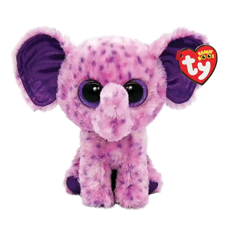 Beanie Babies Eva Elephant Purple