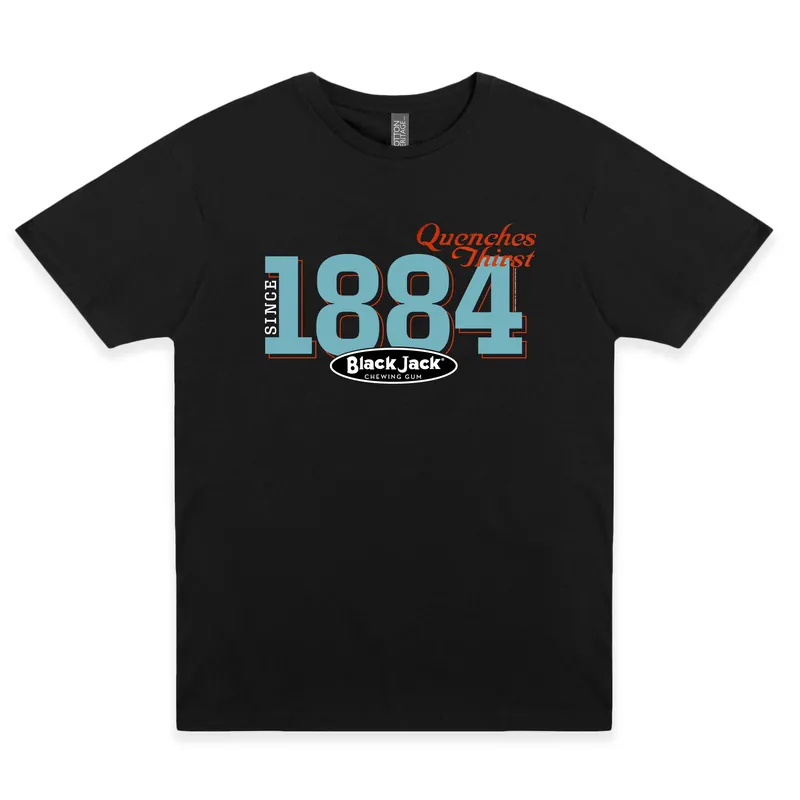 Black Jack Gum Since 1884 Quenches Thirst Tee
