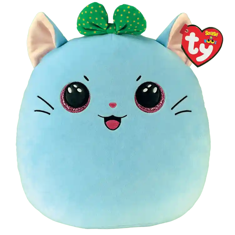 Beanie Babies Kirra Cat Blue Squish 14"
