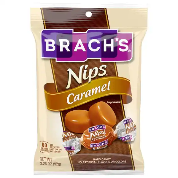Brach‘s Nips Wrapped Caramel Bag 3.25oz