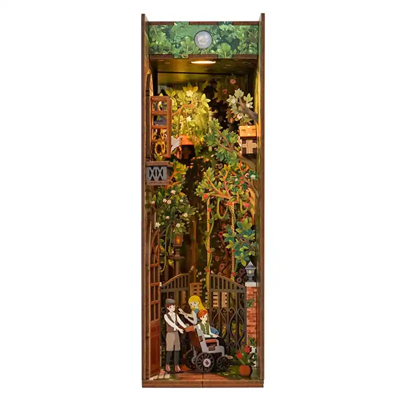 DIY Miniature House Book Nook Kit Secret Garden