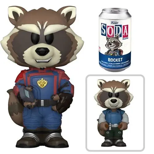 Funko Guardians of the Galaxy Volume 3 Rocket Vinyl Soda Figure